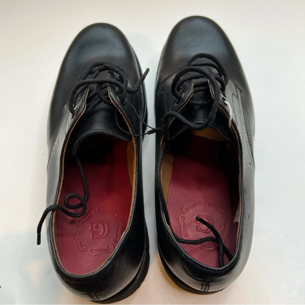 Grenson Landon Leather Derby Shoes Mens US 8.5 Black New - Picture 7 of 15
